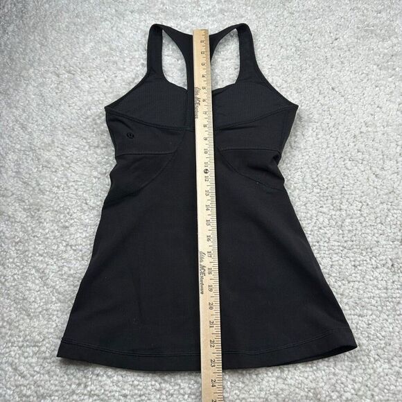 Lululemon Black Scoop Neck T-Back Tank - Picture 8 of 9